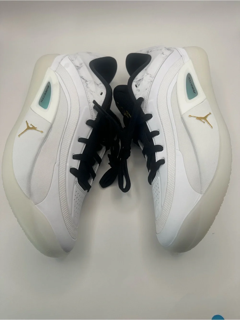 Jordan Zion 4 Men’s White, Black & Gold Low-Top Sneakers FB1802-104